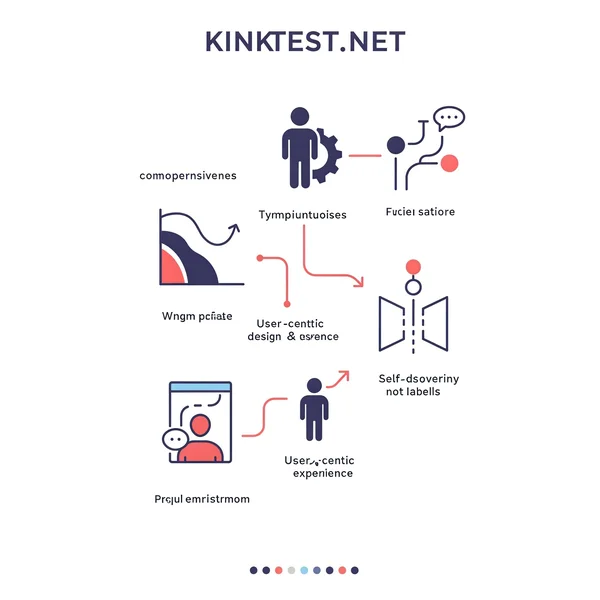 Abstract graphic highlighting unique features of KinkTest.net