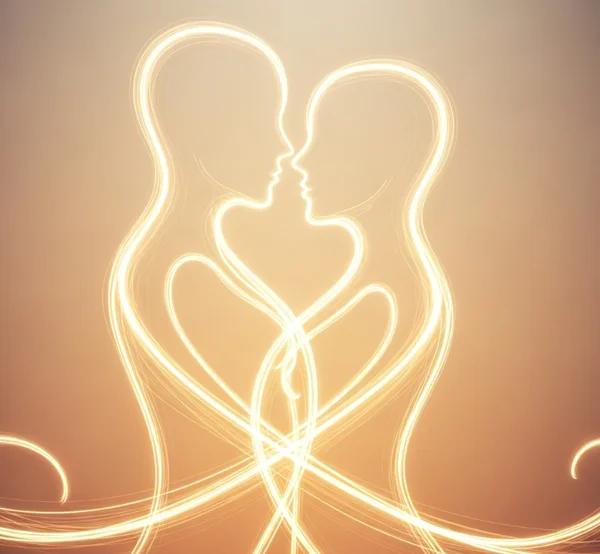 Abstract image symbolizing deep connection and trust in relationships