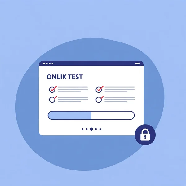 Stylized anonymous online kink test interface screenshot