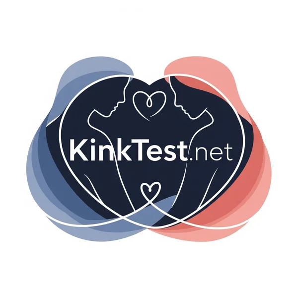 Image of KinkTest.net logo with connecting lines for couples