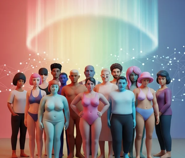 Diverse individuals embracing their unique sexual preferences